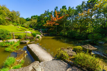 Fototapeta na wymiar Yoko-en (pond garden) of the Taizo-in Temple, Kyoto