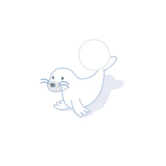 アザラシの子ども