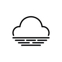 Warm Icon Logo Vector Isolated. Nature and Weather Icon Set. Editable Stroke and Pixel Perfect.