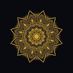 Mandalas with black and white for coloring books. Decorative round ornaments.