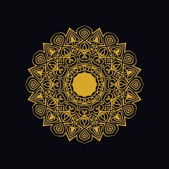 Mandalas with black and white for coloring books. Decorative round ornaments.