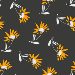 Obraz premium Seamless pattern with flowers