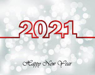 2021 Happy New Year background.