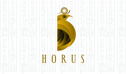 Horus Bird logo concept