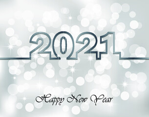 2021 Happy New Year background.