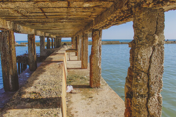 pier in the sea