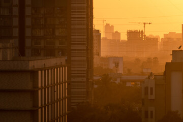 Cityscape of suburban Mumbai
