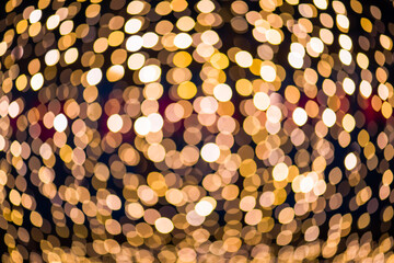 city lights blurred abstract circular bokeh on background