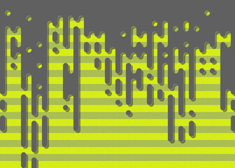 Abstract Rounded Color Lines halftone transition background illustration