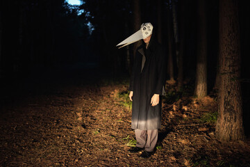 Plague Doctor In The Woods