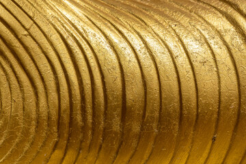 Shiny element of golden statue