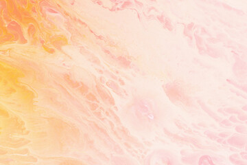 Abstract pink and peach paint