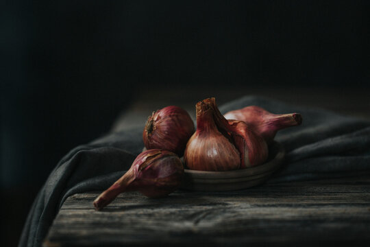 Shallots In Bowl