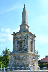 Fototapeta na wymiar Magellan marker in Lapu Lapu, Cebu, Philippines
