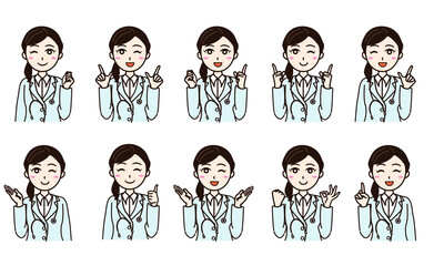 Business Woman Doctor, Medical staff