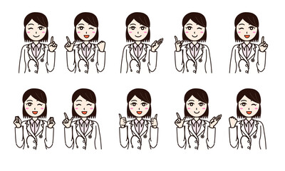 Business Woman Doctor, Medical staff