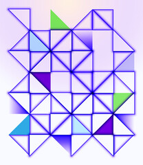 abstract geometric background. Background of triangular segments.Light background. Graphic background.
