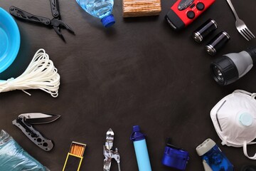 A survival kit is useful to have in the event of an emergency such as...