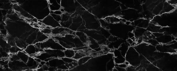 Black marble stone texture background