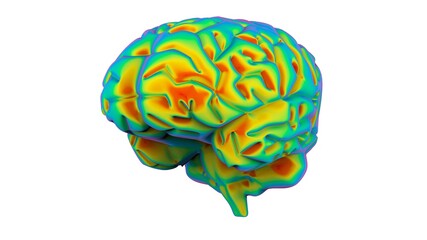 brain rainbow gradient