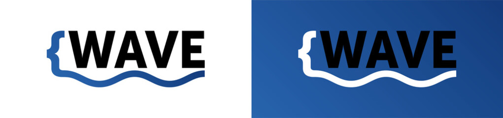 Wave symbol vector illustration design. vector logo wave