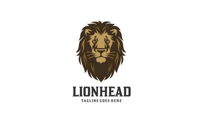 Lion Head Logo Template - Lion Vector