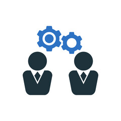 Business cooperation icon