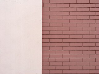 Modern new brick wall. Facade
