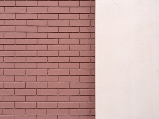 Modern new brick wall. Facade