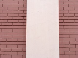 Modern new brick wall. Facade