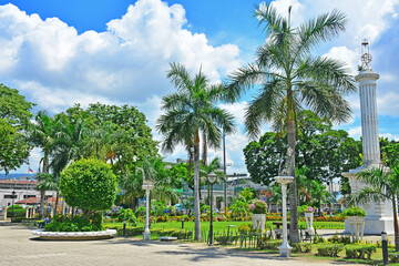 Plaza Independencia Miguel Lopez de Legazpi monument in Cebu, Philippines