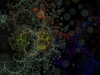 Imaginatory fractal background Image
