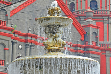 Plaza Lorenzo Ruiz fountain in Manila, Philippines