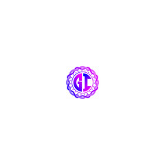 GI initial  circle ornament ornament logo template vector illustration Premium
