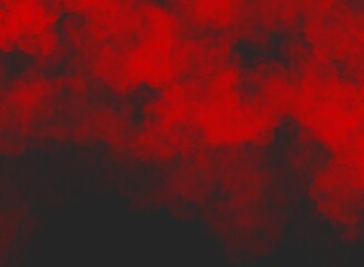 Red smoke in a dark background.  Illustrations created on smartphone or tablet are used as background images.