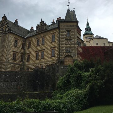 widok na Czeski zamek