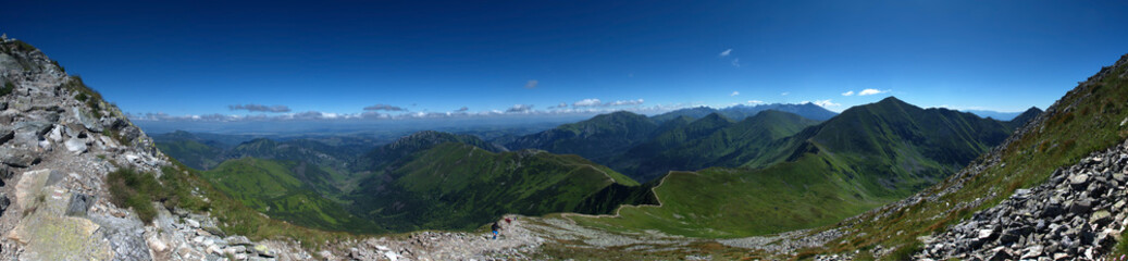 Panorama ze Starorobociańskiego Wierchu