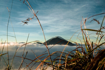 Obraz premium Sunrise at Mount Batur, Bali