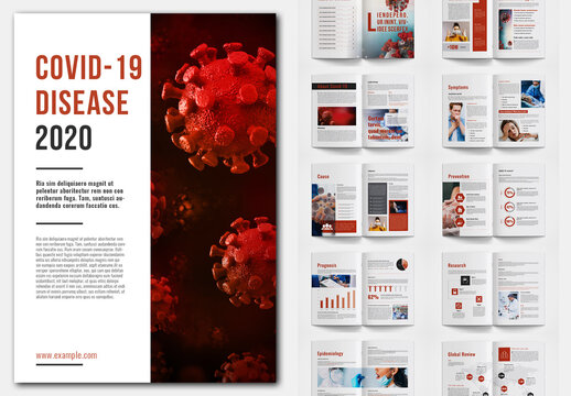 Coronavirus Brochure Layout
