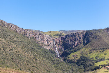 Fototapeta na wymiar Cerradao Waterfall - Serra da Canastra National Park - Minas Gerais - Brazil
