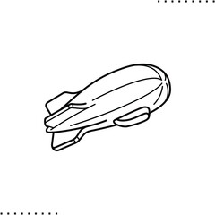 space travel, spaceship vector icon in outlines