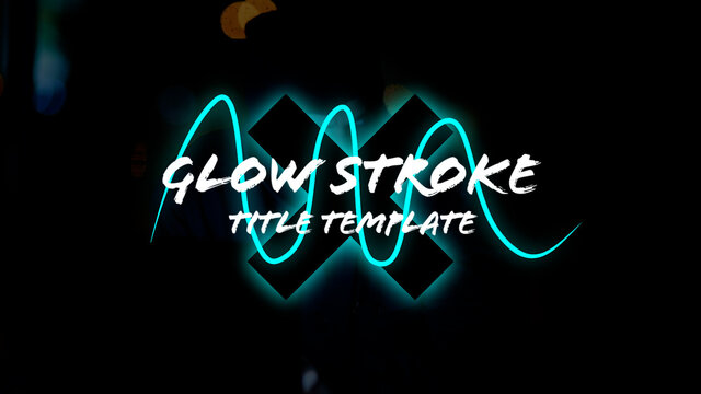 Glow Stroke Title