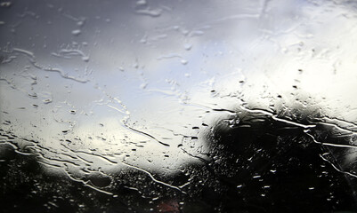 Glass rain drops