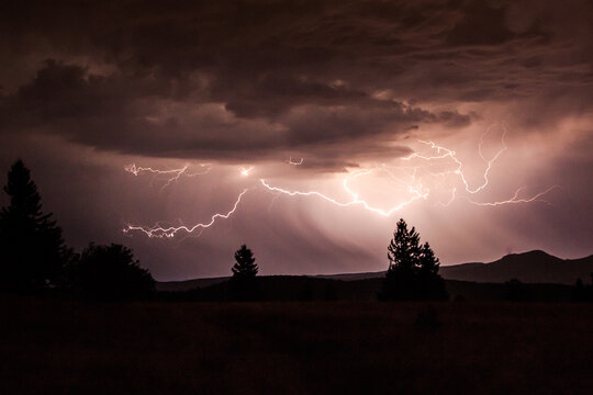 Orage au champ du geu