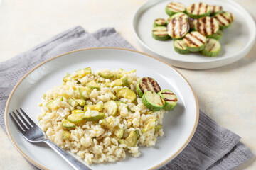 risotto with zucchini