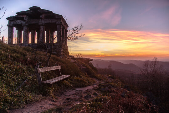 Coucher de soleil sur le Donon