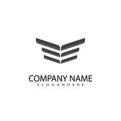 Wing  Logo Template vector icon