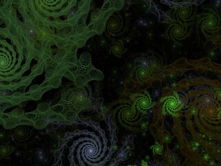 Imaginatory fractal background Image