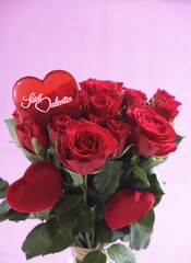 RED ROSES FOR SAINT VALENTINE'S DAY