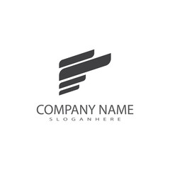 Wing  Logo Template vector icon